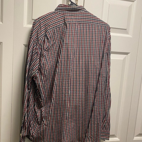 Polo Ralph Lauren Marlowe Red/Blue Stripes L/S Button Down Dress Shirt -Men's XL - Picture 6 of 15